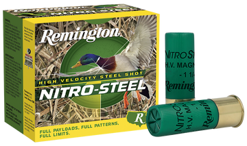 Remington Ammunition Nitro-Steel High Velocity 12 Gauge 2.75" 1 1/8 oz #4 Shot - Box or Case