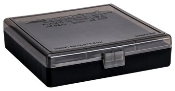 Berry's 92199 Ammo Box 40 S&W, 45 ACP 100rd Smoke Lid w/Black Bottom