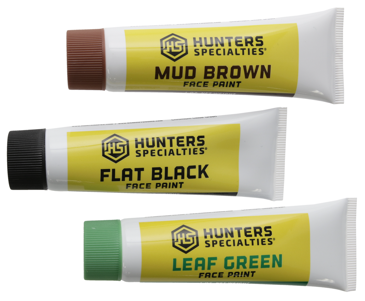 Hunters Specialties 00268 Woodland Camo Creme Makeup Kit - 3 x 1 oz Tubes