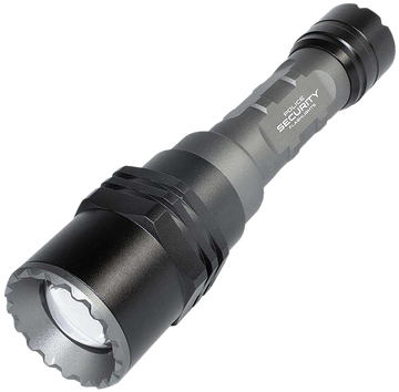 LB Marketing Long Throw Flashlight Gray 250/700 Lumens 18650 Rechargeable LED