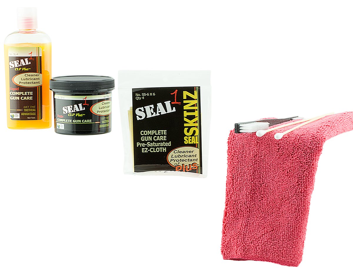 Seal 1 Complete Tactical Gun Care Kit - Universal 6 in Firearm Cleaning Kit