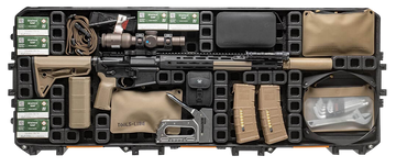 Magpul Industries DAKA Grid Organizer Black Polypropylene for Pelican V730 Rifle Case