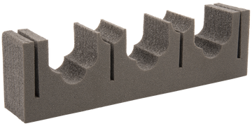 Allen 5658 Magnetic Firearm & Fishing Rod Holder Black Metal/Foam - 3 Gun Capacity