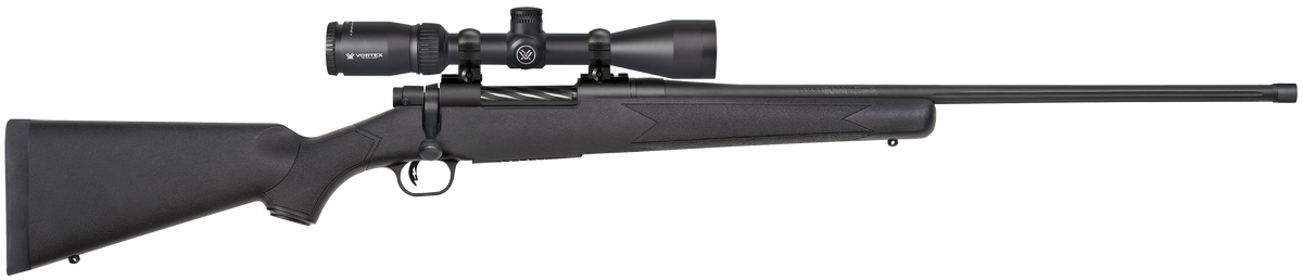 Mossberg Patriot 7mm PRC 24" 3+1 Bolt-Action Rifle - Fluted Threaded Barrel, Vortex Crossfire II 3-9x40mm