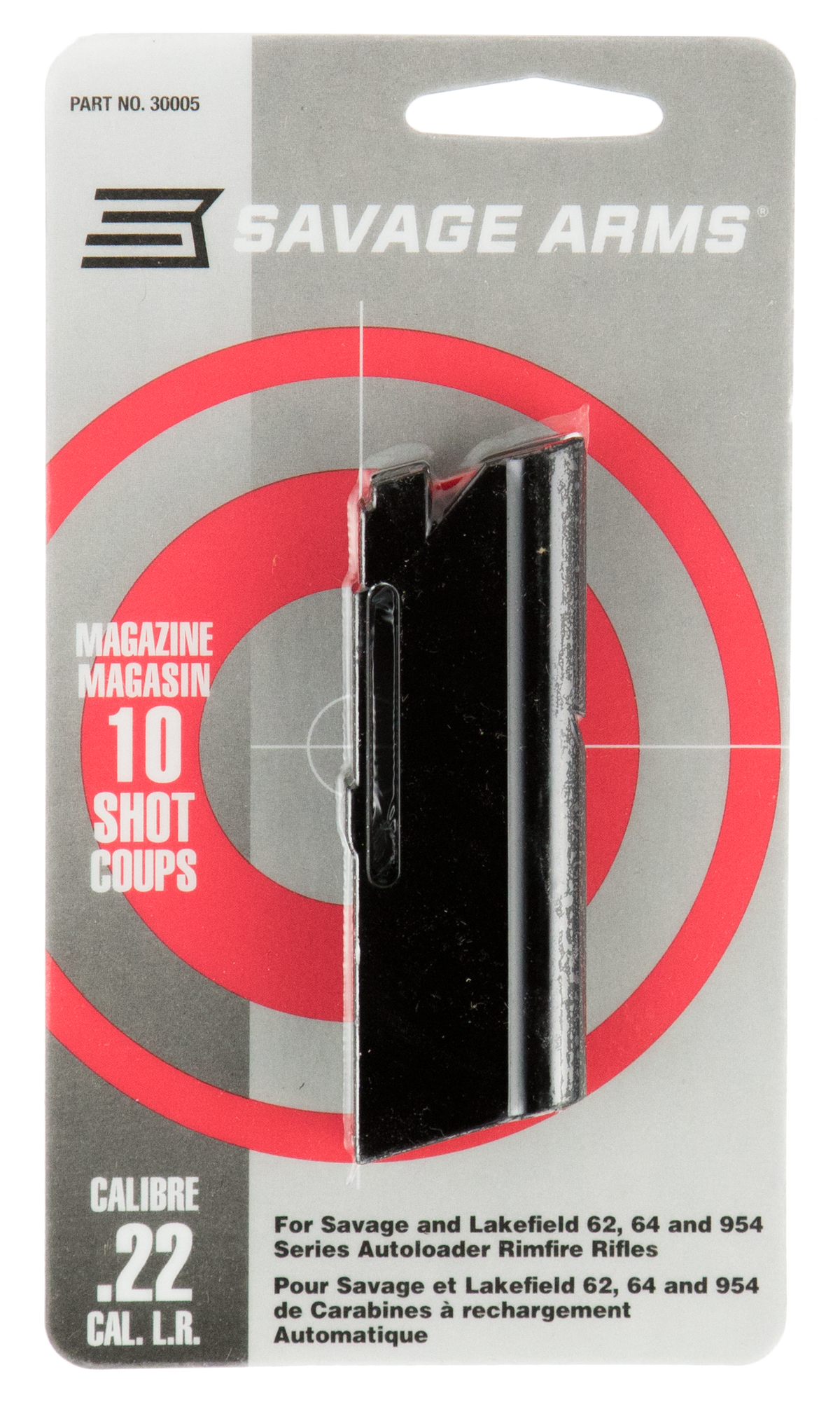 Savage 64 Series 22 LR 10rd Steel Magazine - Black