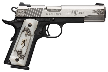 Browning 1911 Black Label Medallion Full Size 380 ACP 4.25" 8+1 Semi-Auto Pistol