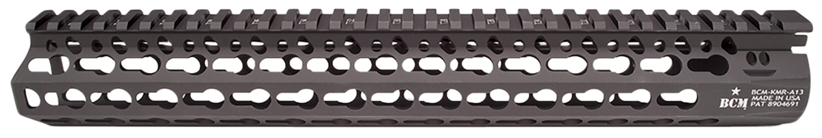 BCM KMR Alpha 13" KeyMod AR-15 Free Float Handguard - Black Anodized Aluminum