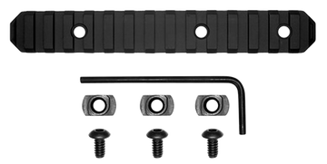 GrovTec GTSW239 6" 15-Slot M-LOK Picatinny Rail Black Anodized
