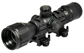 UTG BugBuster 3-9x32 1" Tube Illuminated Red/Green Mil-Dot Rifle Scope