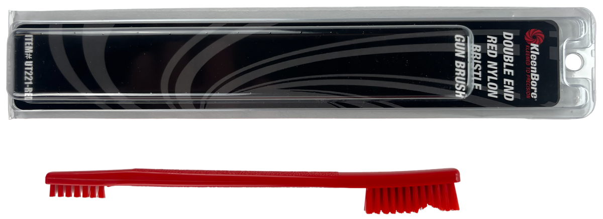Kleen-Bore UT221RED Double End Utility Brush Red Nylon