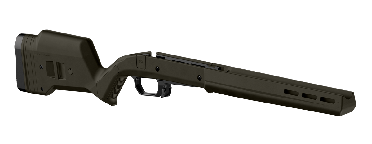 Magpul Industries Hunter 110 OD Green Synthetic Fixed Stock w/ Aluminum Bedding & Adjustable Comb for Savage 10/110 Short Action - Right Hand