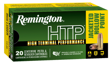 Remington HTP 9mm Luger 115 gr JHP - Box or Case