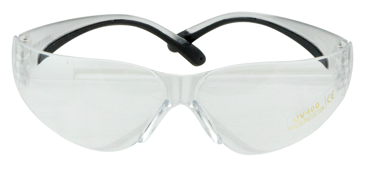 Walkers Game Ear Clearview Sport Glasses Polycarbonate Clear Lens Clear Frame - Youth