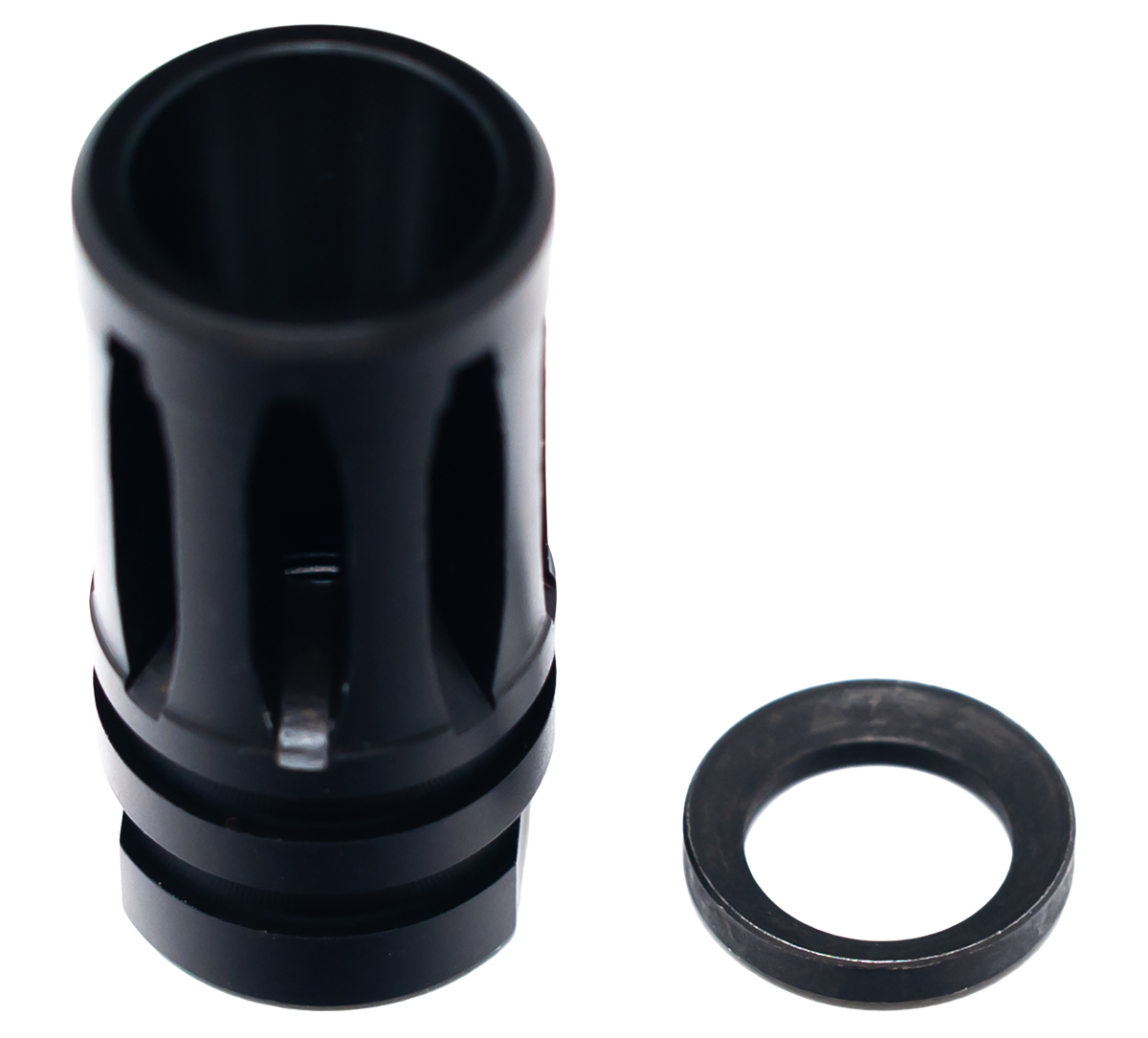Faxon Firearms A2 Flash Hider 5/8x24 30 Carbine Black Nitride