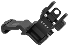 UTG ACCU-SYNC MT945 45 Degree Offset Flip-Up Rear Sight 1.7" High Picatinny/Weaver