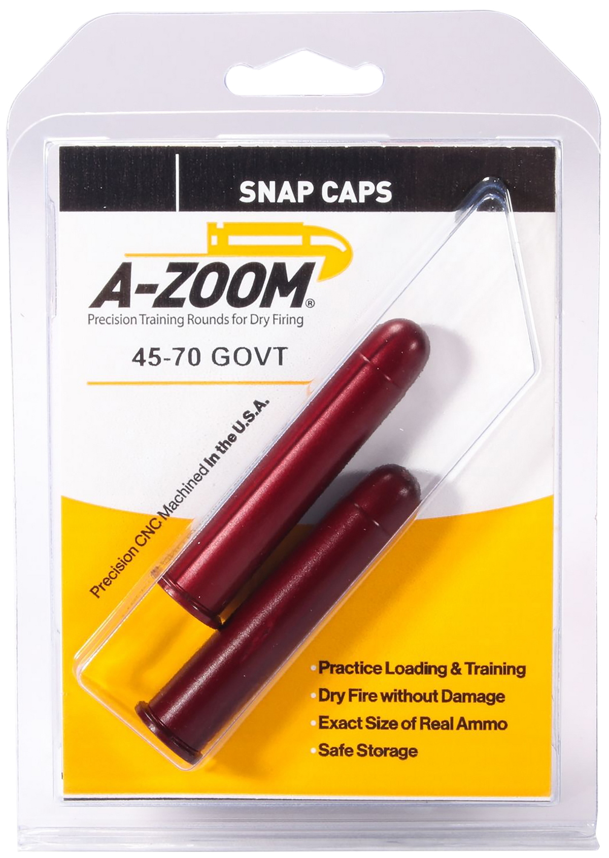 A-Zoom 12231 Rifle Snap Caps 45-70 Government 2-Pack