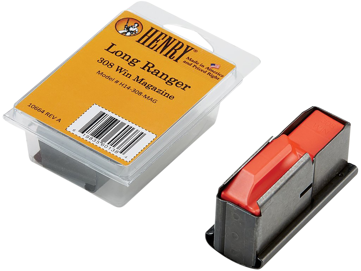 Henry Long Ranger 308 Win 4-Rd Blued Steel Magazine