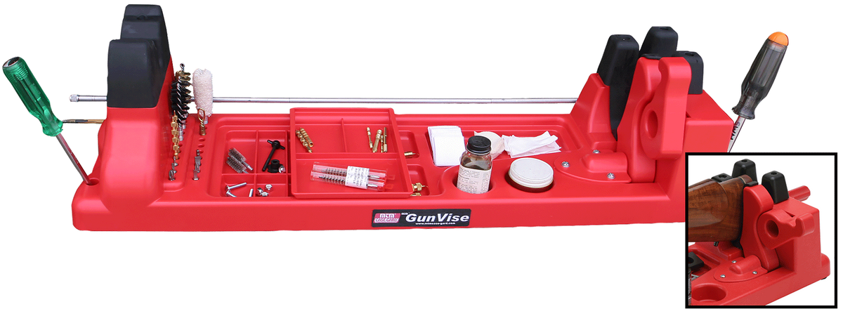 MTM Case-Gard GV30 Gun Vise Red Plastic Rifle/Shotgun