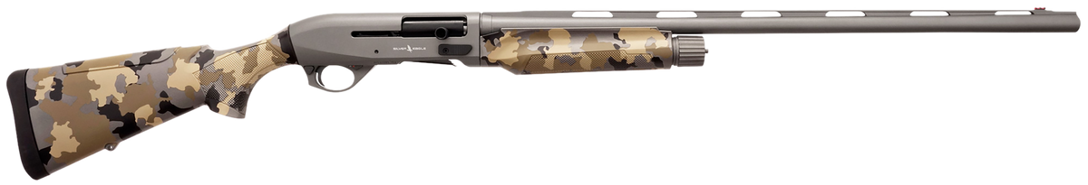 Silver Eagle Arms Alpha 2 12 Gauge 3" 4+1 28" Semi-Auto Shotgun - Gray Cerakote, Old School Camo Stock