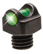 TruGlo StarBrite Deluxe Bead 3mm Green Fiber Optic Front Sight - Black