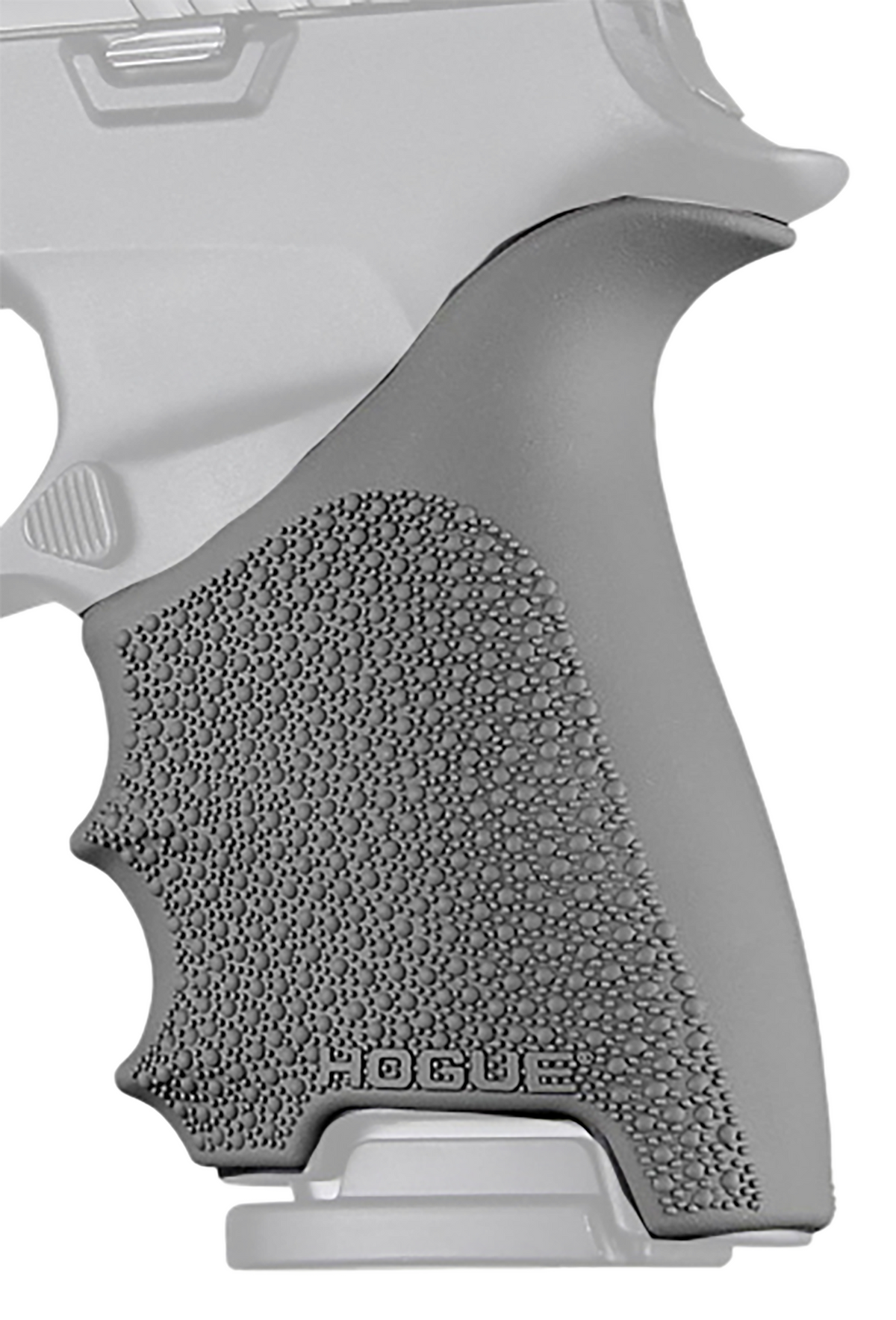 Hogue HandAll Beavertail Grip Sleeve Slate Gray Rubber for Sig Sauer P320 Compact