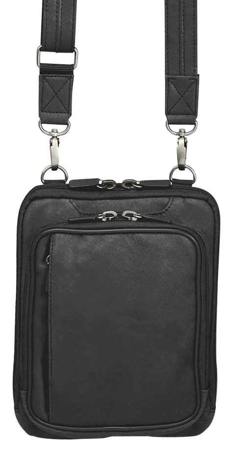 GTM GTM-99 Crossbody Shoulder Pouch - Black