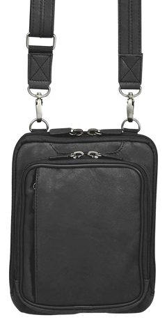 GTM GTM-99 Crossbody Shoulder Pouch - Black