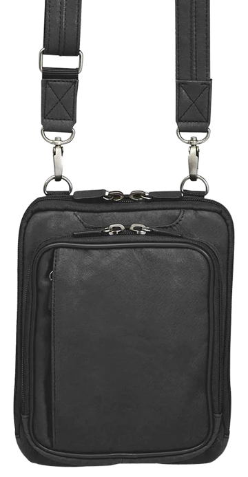 GTM GTM-99 Crossbody Shoulder Pouch - Black