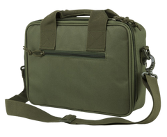 NcSTAR VISM Double Pistol Range Bag w/Mag Pouches Lockable - Green