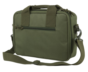 NcSTAR VISM Double Pistol Range Bag w/Mag Pouches Lockable - Green