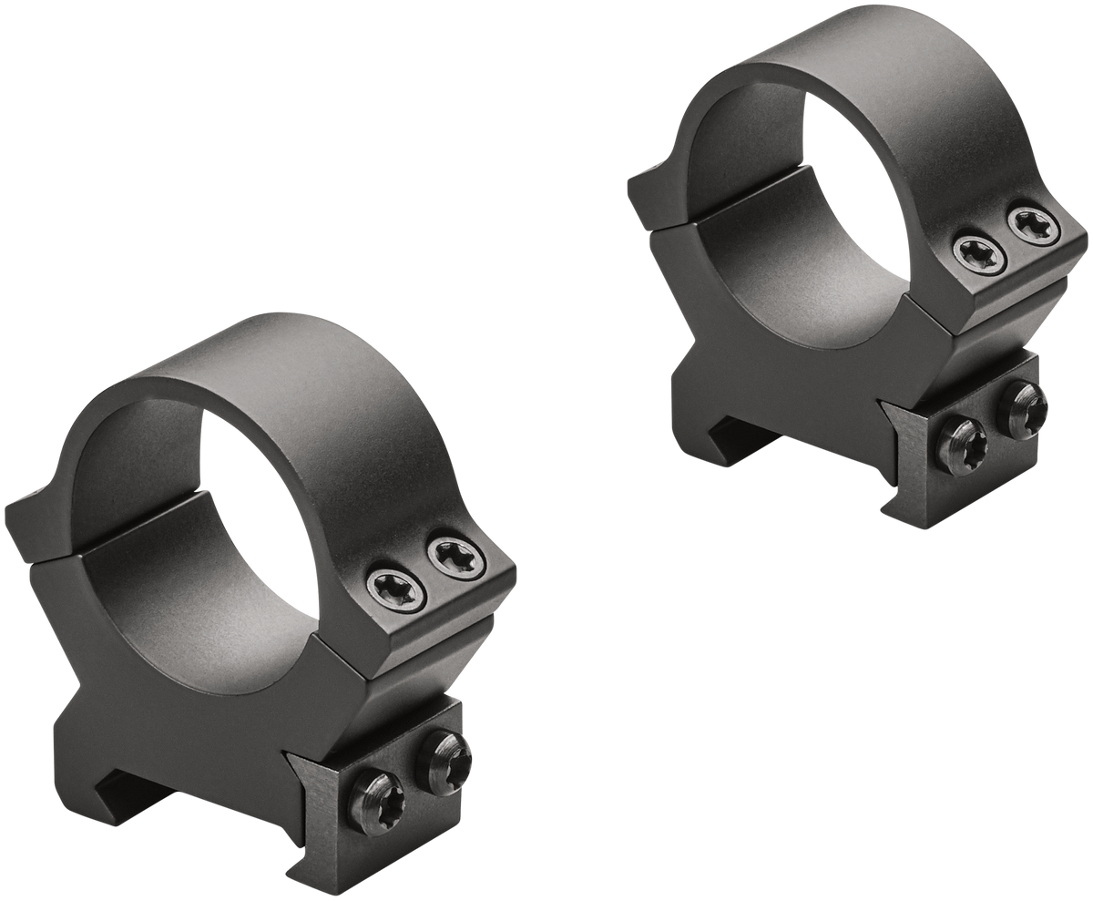 Leupold PRW2 Cross-Slot 1" Medium Matte Black Steel Scope Rings