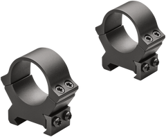 Leupold PRW2 Cross-Slot 1" Medium Matte Black Steel Scope Rings
