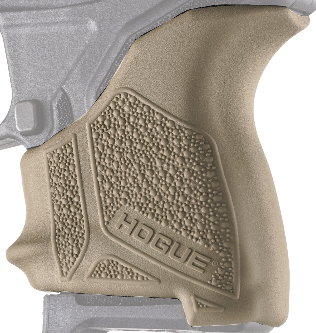Hogue HandAll Beavertail Grip Sleeve Rubber Flat Dark Earth - Ruger LCP II