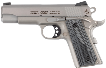 Colt Mfg Officer Lightweight 45 ACP 4.25" 7+1 SAO Pistol - Stainless Cerakote