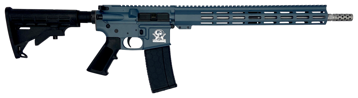 Great Lakes Firearms GL15 .223 Wylde 16" 30+1 Semi-Auto Rifle - Blue Titanium