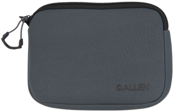 Allen 3635 Pistol Pouch Charcoal Neoprene - Fits Compact Handguns up to 7"