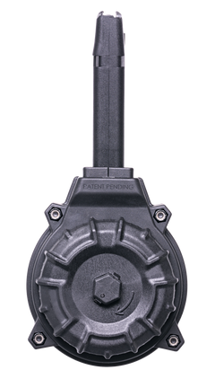 ProMag DRMA11 Standard 9mm Luger 50-Rd Drum Magazine for Glock 17/19 Black Polymer