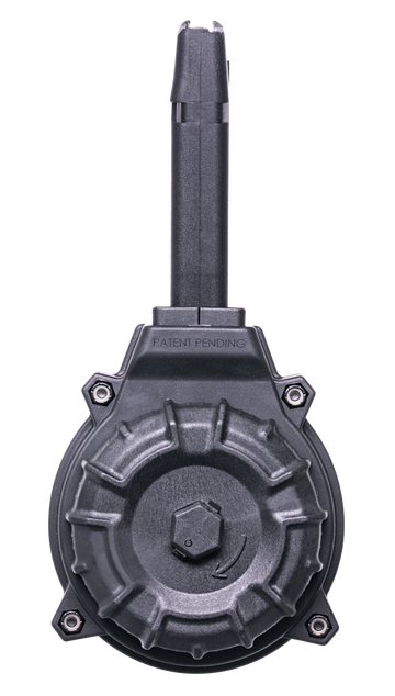 ProMag DRMA11 Standard 9mm Luger 50-Rd Drum Magazine for Glock 17/19 Black Polymer