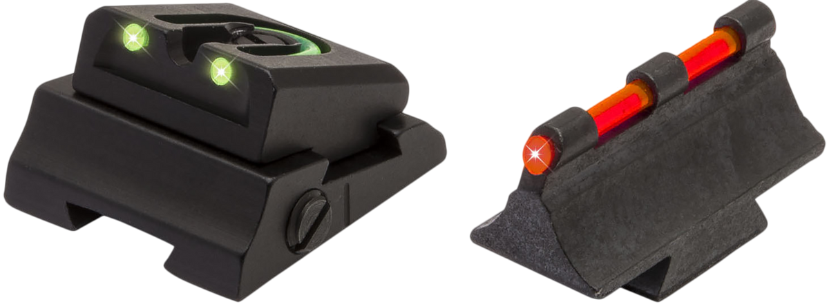 TruGlo Slug Gun Series TG961M Mossberg Shotgun Red/Green Fiber Optic Sight Set