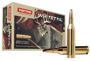 Norma Whitetail 243 Win 100gr Pointed Soft Point 20 Rounds - Box or Case