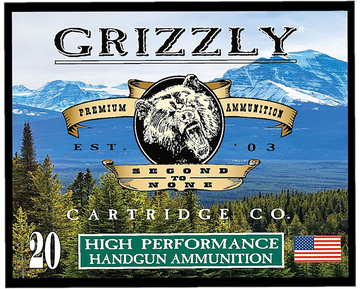 Grizzly Ammo GC38SP+P9 38 Special +P 148gr FMJ-FP 20rd - Box or Case