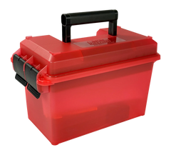 MTM PRK Pistol Range Kit Clear Red - Foam Handgun Tray & 5-Mag Case