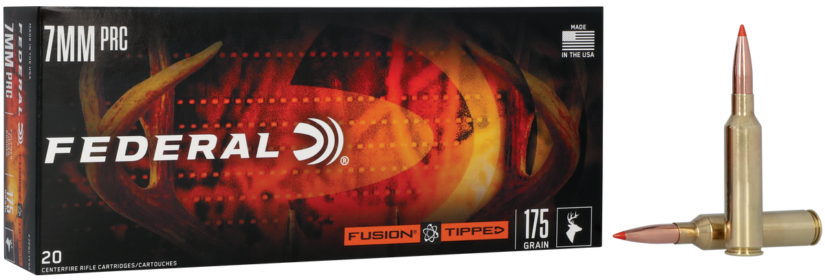 Federal Fusion 7mm PRC 175gr Bonded Soft Point 20 Rd - Box or Case