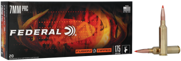 Federal Fusion 7mm PRC 175gr Bonded Soft Point 20 Rd - Box or Case