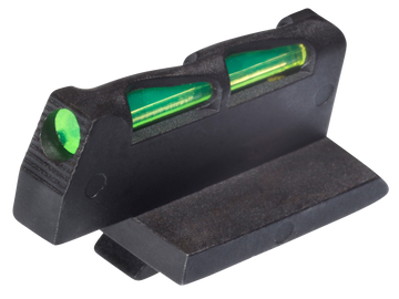Hiviz LiteWave Ruger GP100 Front Sight Green/Red/White Fiber Optic LitePipe - Black