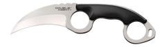 Cold Steel Double Agent I 3" Fixed Plain Karambit AUS-8A Grivory Handle