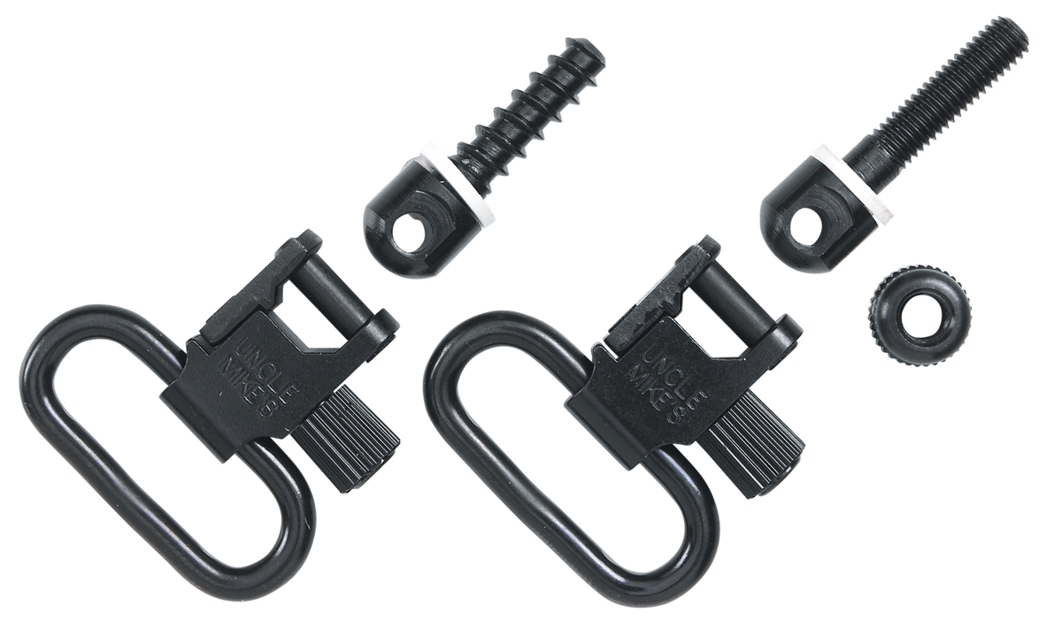 Uncle Mike's MO10022 Super Swivel QD 115 Tri-Lock 1" Nickel Sling Swivel