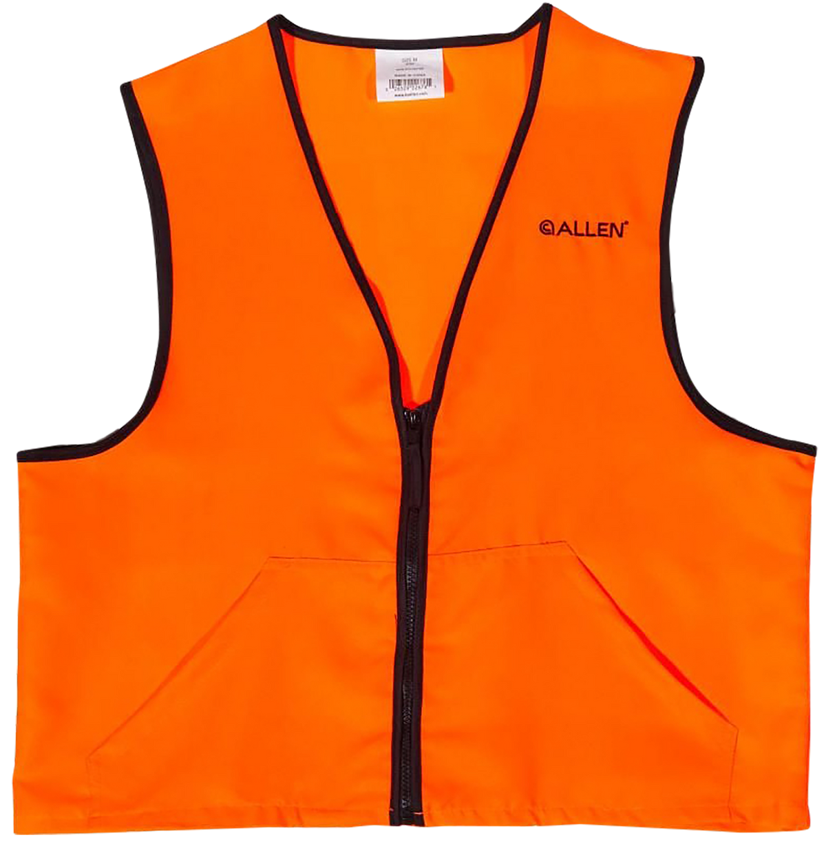 Allen 15765 Deluxe Blaze Orange Hunting Vest Medium Polyester