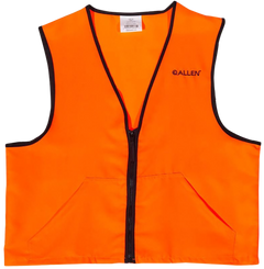Allen 15765 Deluxe Blaze Orange Hunting Vest Medium Polyester