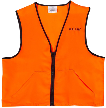 Allen 15765 Deluxe Blaze Orange Hunting Vest Medium Polyester